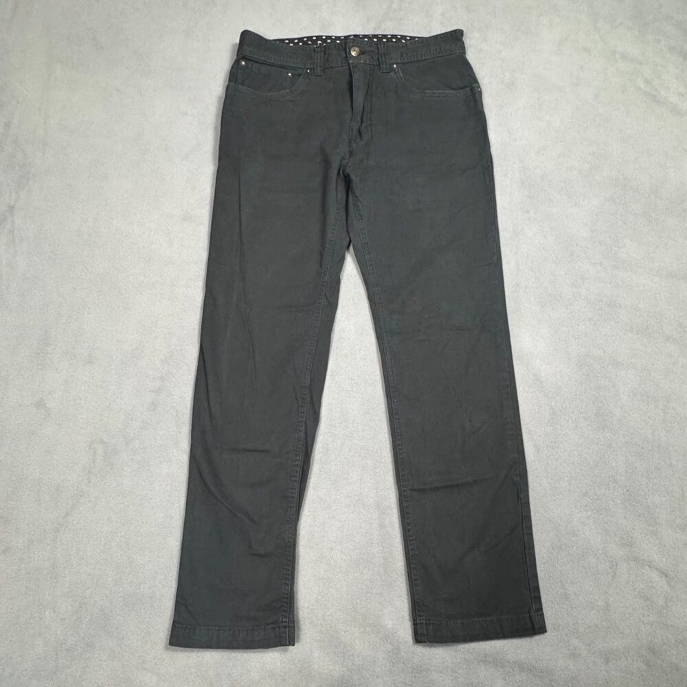 prAna Black Organic Cotton Jeans Slim Fit 32/30